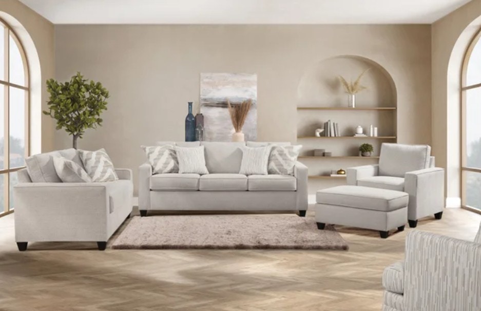 Behold Sofa Carmine Pebble 7205-03-2154-06 - B.F. Myers Furniture